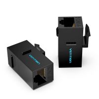 adaptador rj45 vention ipgb0-5 cat6 utp hembra a hembra 5 uds negro abs pc