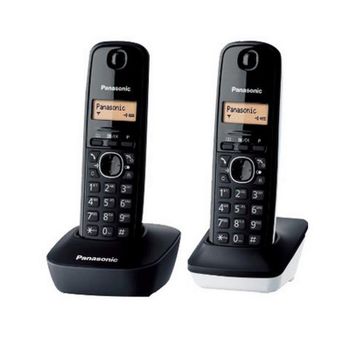 Panasonic KX-TG1612 Dúo Teléfono Inalámbrico Dect Negro