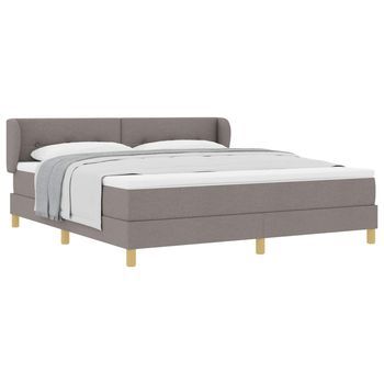 Cama Tapizada 203x183x88 Cm  - Taupe