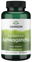 swanson full spectrum ashwagandha 450mg 100 capsulas