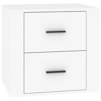 mesita de noche  mesa auxiliar  mesilla blanca 50x39x47 cm