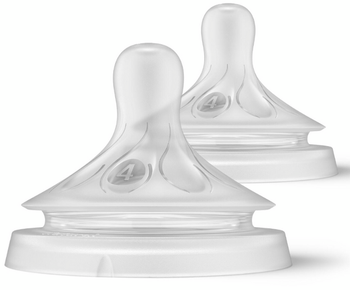 Philips Avent SCY964/02 Tetinas Natural Response T4 Flujo Rápido +3m 2 uds