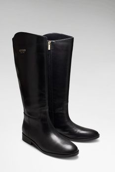 Botas De Piel Genuina Naure