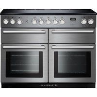 rangemaster nexus se nexse110eissc 110 cm electric induction range cooker - stainless steel  chrome stainless steel