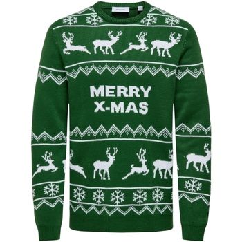 Only & Sons Jersey ONSXMAS REG 5 ALLOVER CREW KNIT 22031171 para hombre