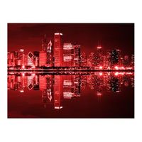 papel pintado 3d - chicago color vino 200x154 cm