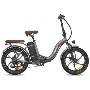 Bicicleta Eléctrica Urbana Plegable Fafrees F20+ Pro, 36v 250w 25ah, Gris