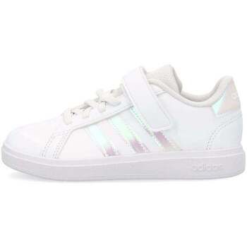 adidas Zapatillas GRAND COURT 2.0 EL C WHITE IE3851 para niña