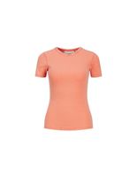 camiseta jack  jones jxfrankie wash ss mujer coral