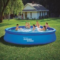 piscina hinchable circular - 457x84 cm - con depuradora - 9085 litros