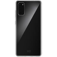 xqisit phantom glass galaxy s20 case - clear transparent