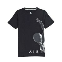 camiseta nike air jordan flying dreams black junior