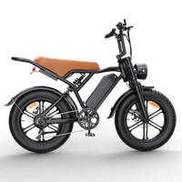 bicicleta electrica uplee g20 bateria extraible de 48 v y 156 ah fat bike de 20 negra