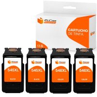 pccom essential canon 545xl546xl cartucho tinta compatible negrotricolor pack 4 unidades