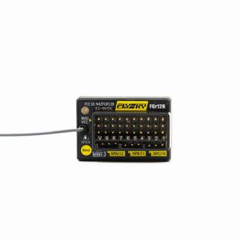Receptor de micro RC FlySky FGr12B 2.4GHz 12CH AFHDS 3 PWM/PPM/i.bus in/B.bus Compatible con PL18 NB4/Lite para automóvi