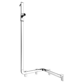 Baranda De Ducha Con Barra Lateral Keuco Axess Modelo Izquierda, 35008016602