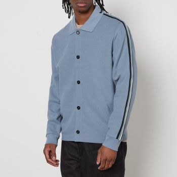 PS Paul Smith Sport Stripe Cotton-Blend Knit Cardigan - S