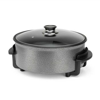 Olla Eléctrica Orbegozo PZ 3090 5L Termostato Regulable Antiadhente 1500W Tapa Cristal 30cm