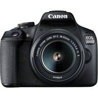 canon eos 2000d dslr camera with ef-s 18-55 mm f35-56 is ii lens