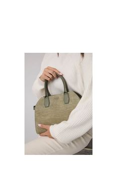 Liza Mini Satchel De Cuero Genuino