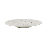 plato de postre de gres blanco