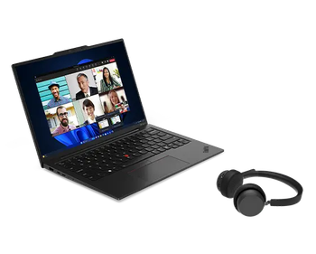Lenovo ThinkPad X1 Carbon Gen 12 (ULT7 32G 1TB) + Lenovo Wireless Stereo Headset Procesador Intel® Core™ Ultra 7 155U (núcleos E de hasta 3,80 GHz núcleos P de hasta 4,80 GHz)/Windows 11 Pro 64/1 TB SSD M.2 2280 de rendimiento PCIe Gen4 TLC Opal