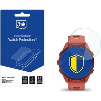 Protector de pantalla 3MK Watch Protection para Garmin vidrio híbrido 3 unidades
