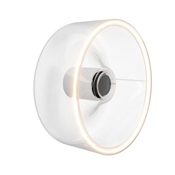 Aplique con bombilla ghost transparente