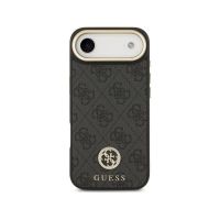 funda para movil guess carcasa de polipiel negra con correa y strass para iphone air