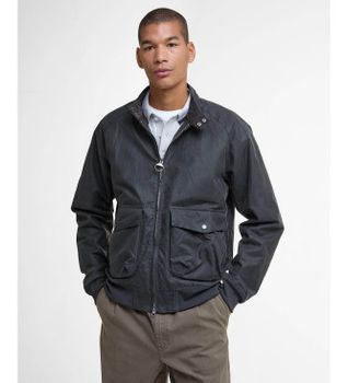 Barbour para hombre. MWX2485 Chaqueta Modern Royston gris (XXL), Casual, Poliéster