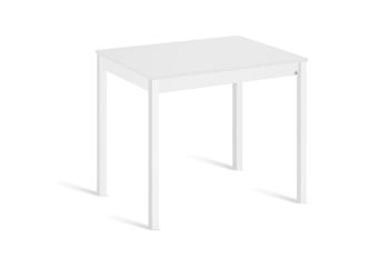 Mesa de cocina alta fija 100x60 cm blanco pata blanco