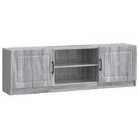 mueble de tv gris sonoma 150 x 31 x 47 cm madera de ingenieria vidaxl
