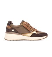 carmela para mujer 16244208-marron zapatillas de piel 162442 marron 38 1 a 3cm cremallera casual