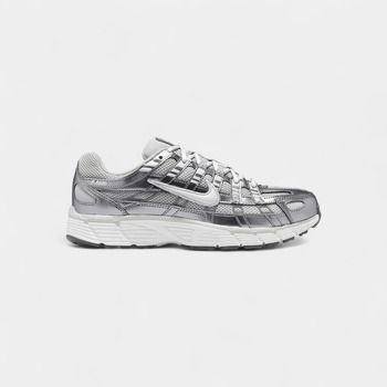 Nike Deportivas Moda P-6000 Grey Fog Metallic Cool Grey (Women's) para mujer