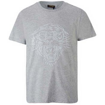 Ed Hardy Camiseta Tiger Glow T-Shirt Mid-Grey para hombre