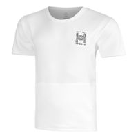 under armour run anywhere camiseta de running hombres - blanco negro