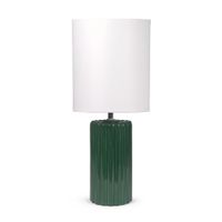 lampara de mesa de ceramica verde