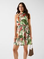 vestido mini impreso