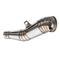silenciador de escape gp acodado inox