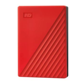 Western Digital 6TB HDD 2.5″ USB 3.2 Gen 1 My Passport + Carcasa Plástico Rojo