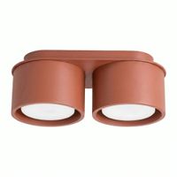 plafone ocre rojo aluminio alt 8 cm