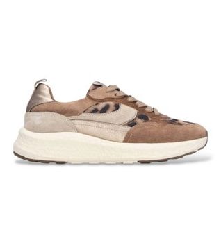 Xti para mujer. 14614503-BEIGE Zapatillas 146145 beige (39), Tela, Plano, Cordones, Casual