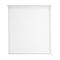 estoralis - estor enrollable translucido  estampado texturas  130 x 180 cm anchoalto tamano tela 127 x 175 cm  motas-1 gris