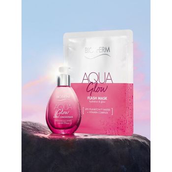 Aqua glow flash mask