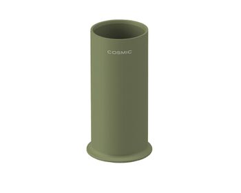Portacepillos de dientes geyser acero inoxidable verde 14,5x7,5x7,5
