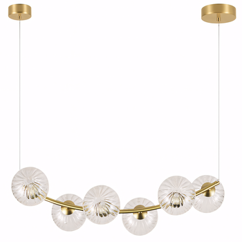 Lámpara Colgante G133-6cp Gold
