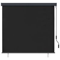 estor enrollable de exterior gris antracita 160x250 cm