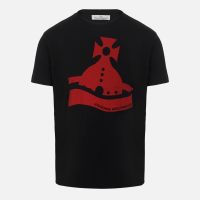 vivienne westwood sunken orb classic cotton-jersey t-shirt - m