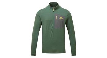 Mountain equipment forro polar lumiko zip t verde hombre