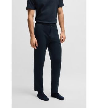 BOSS para hombre. 50535877 Pantalón Waffle marino (S), Homewear, Algodón